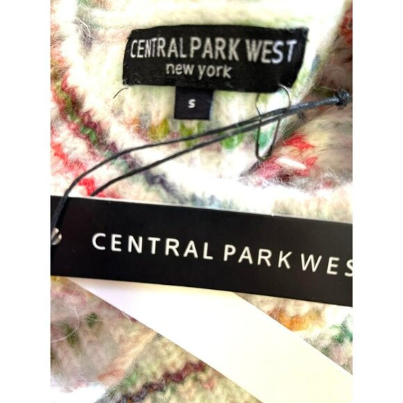 Central Park West Juliette Multicolor Cutout Sweater Sz Small NWT - Picture 7 of 8